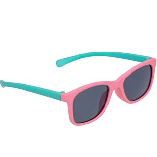 Óculos de Sol Verde e Rosa - Tamanho M - Óculos de sol infantil - armação flexível - proteção UV -  Buba