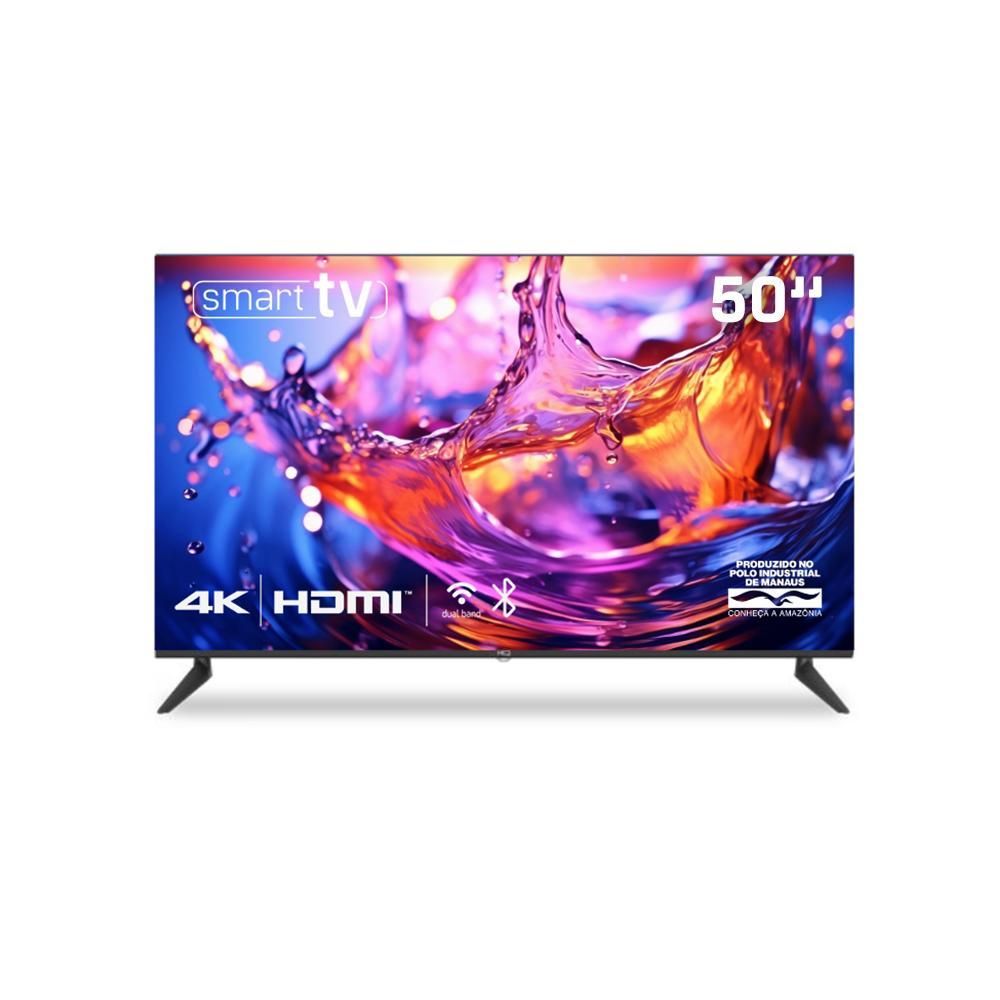 Smart TV HQ 50” 4K Bordas Ultrafinas Sistema Smart Design Slim - HQS50NKHM