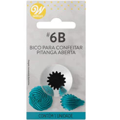 Bico De Confeitar 6 B Pitanga Aberta Wilton
