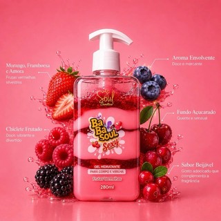 Gel Hidratante Corporal e área da virilha Soul Cosméticos