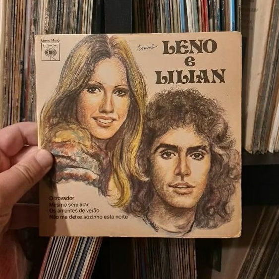 LP Vinil Compacto Leno e Lilian. Mesmo sem Luar. 1973. Raro