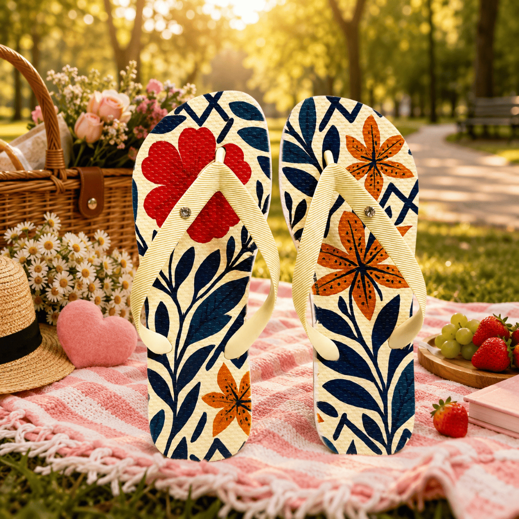 Chinelo Feminino Antiderrapante Moderno Confortável Casual Estampado