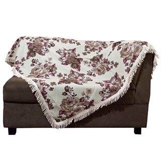 Manta Para Sofá Xale Com Franja Decorativa Manta Sofá 1,50 x 1,50 Manta de Sofá Decoração Sala