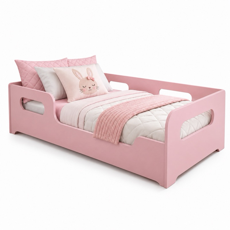 Cama Montessori 150x70 Infantil Com e Sem Colchão Menina e Menino