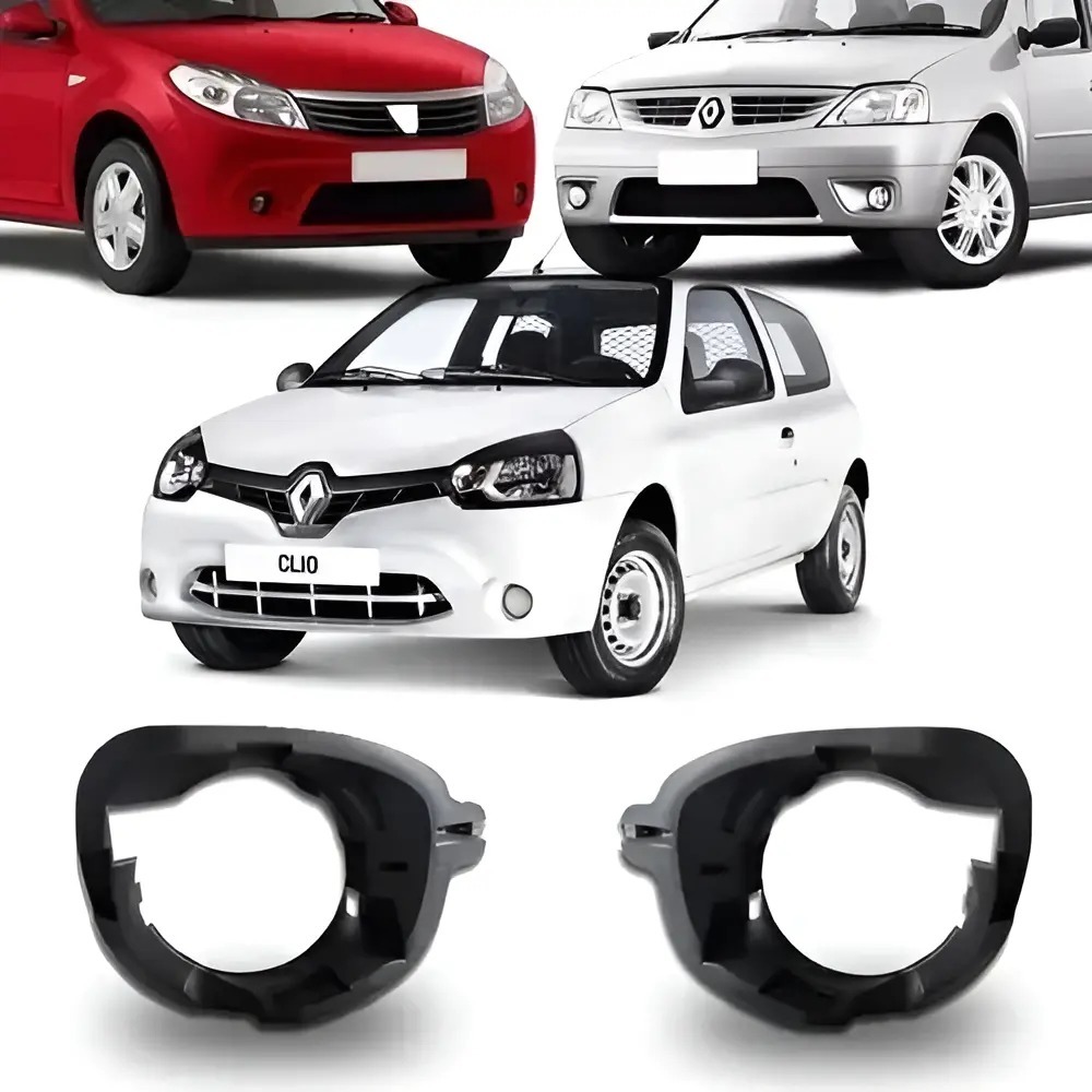 Par Suporte Farol Milha Clio 13// Duster 11// Logan/sandero 07