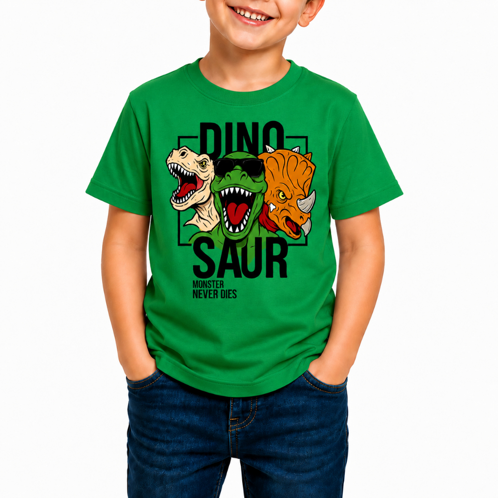 T-shirt Camiseta Dinossauro Radical Camiseta Algodão Fio 30.1 Várias Cores Camisa Dino 02 ao GG
