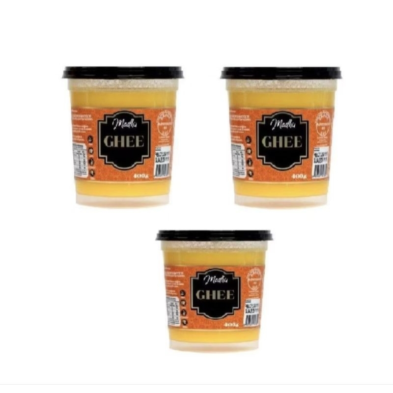 Manteiga Ghee - 400g- Kit com 3 unidades