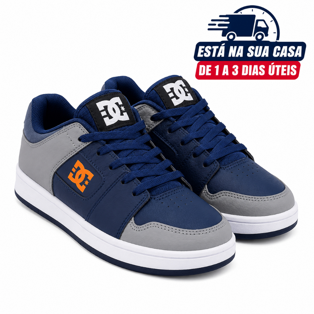 Tênis Infantil Casual Num 26-33 Preto Branco Masculino Confortável Resistente Uso Diário Antiderrapante