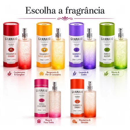 Perfume Granado 230ml Terrapeutics Cardamomo Gengibre, Mandarina Sândalo, Bergamota Flor de Laranjeira, Lavanda Cedro — imagem 2 de 2