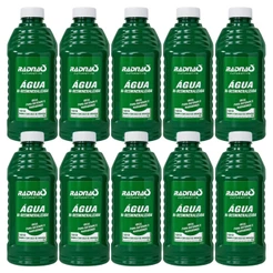 Kit 10 Água Bi Desmineralizada Radnaq Radiador Motor Bateria 1 Litro