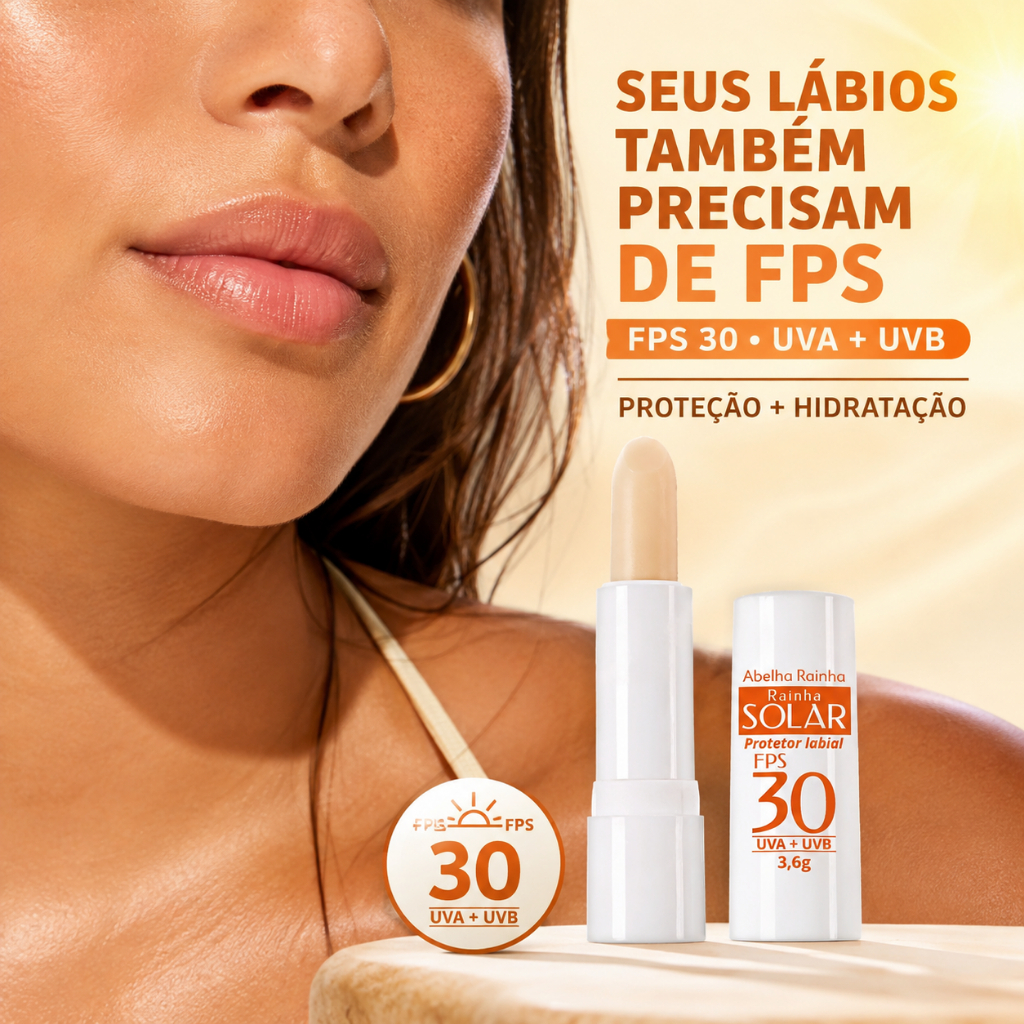 Protetor Solar Labial UVA + UVH FPS 30 Stick