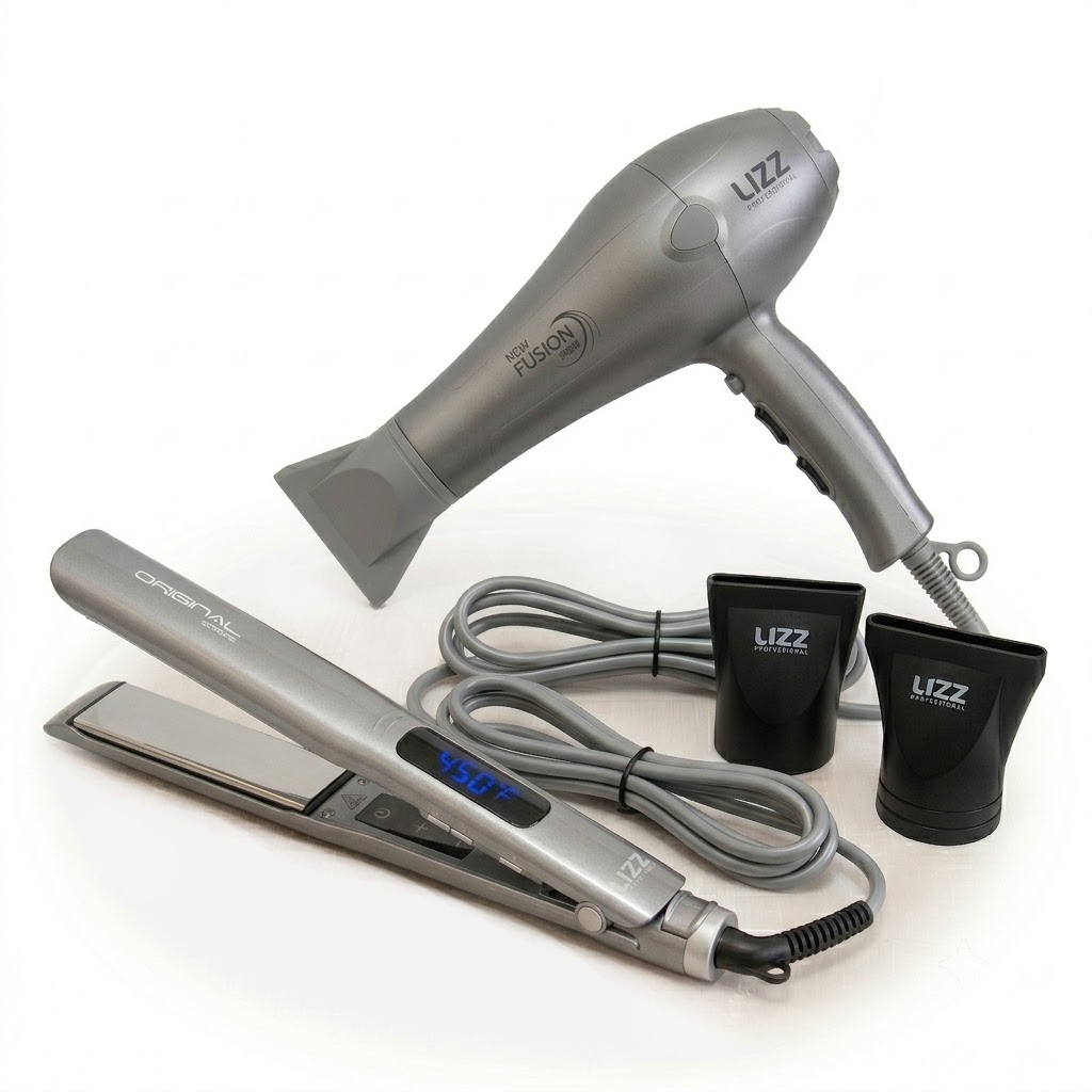 Kit Alta Performance Lizz Pro com Secador Fusion 2600W e Prancha Original Extreme