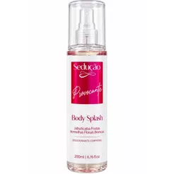 Body Splash Sedução Provocante 200ml Fragrância Frutada Floral Fixação Marcante Envio Imediato