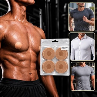 Até 100 Adesivos Protetor de Mamilo Masculino Tapa Bico Anti Atrito Corrida Academia Camisa Social Discreto