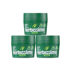 Kit Desodorante Em Creme Antitranspirante Herbíssimo Tradicional 55g (3 unidades)