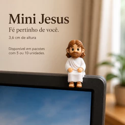 Kit Mini Jesus — Lembrancinha Decorativa em Impressão 3D