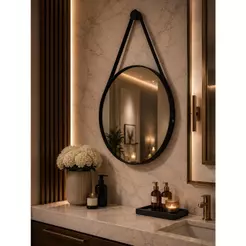 Espelho Adnet Decorativo 80cm 70cm 60cm 50cm 40cm 30cm Premium Design Moderno Para Seu Ambiente