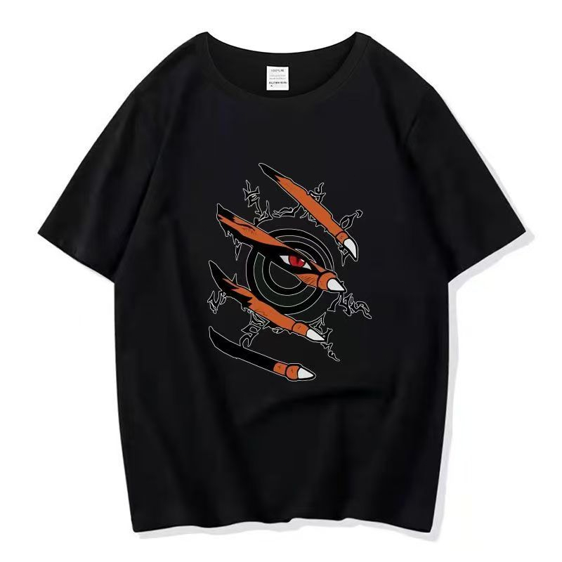 Naruto Camiseta Unissex 100% Algodão Oversized Estilo Academia Streetwear Estampa Pronta Entrega Imediata