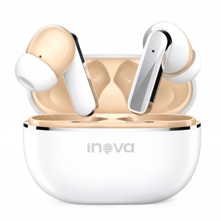 INOVA Fone Bluetooth 6.0 Áudio 3D Graves Potentes Redução de Ruído IPX5 Conforto Ergonomia Toque Inteligente