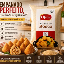 Farinha de Rosca - Ofélia 5 kilos Para Empanar