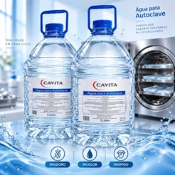 💧Kit até 2 Águas Destilada 5 Litros Alta Pureza Autoclave Cosméticos Limpeza Radiador Bateria Desmineralizada Estética💧