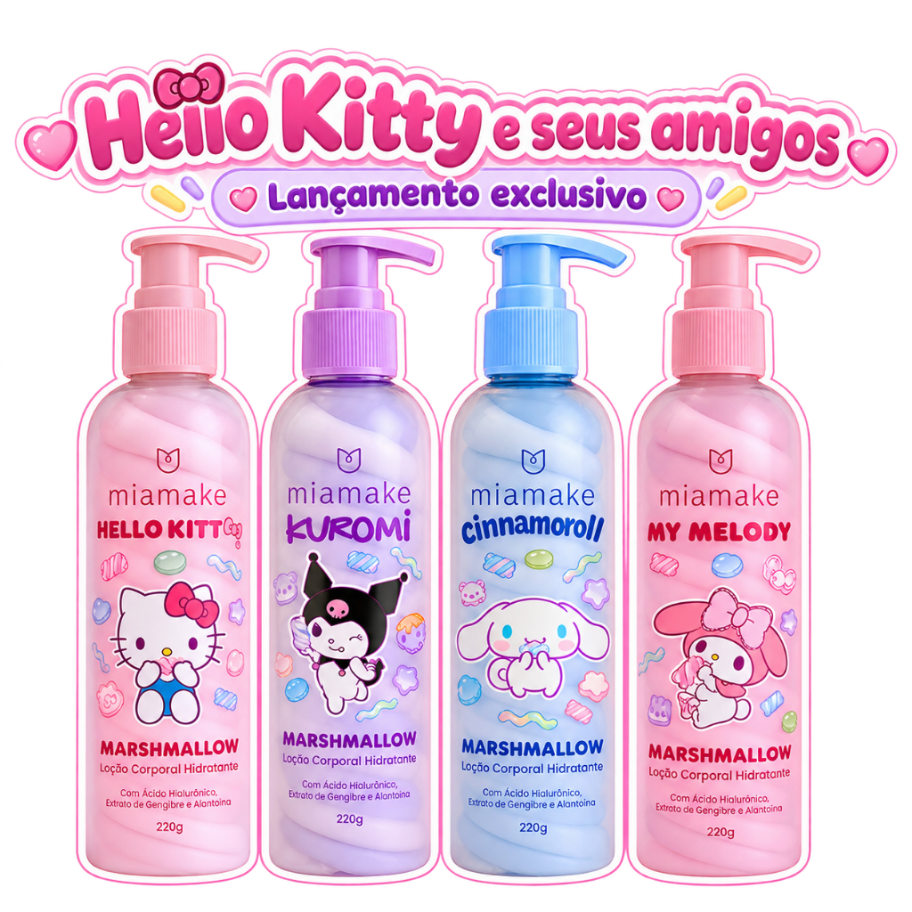 Mia Make Kit 4 Unidades Loção Marshmallow