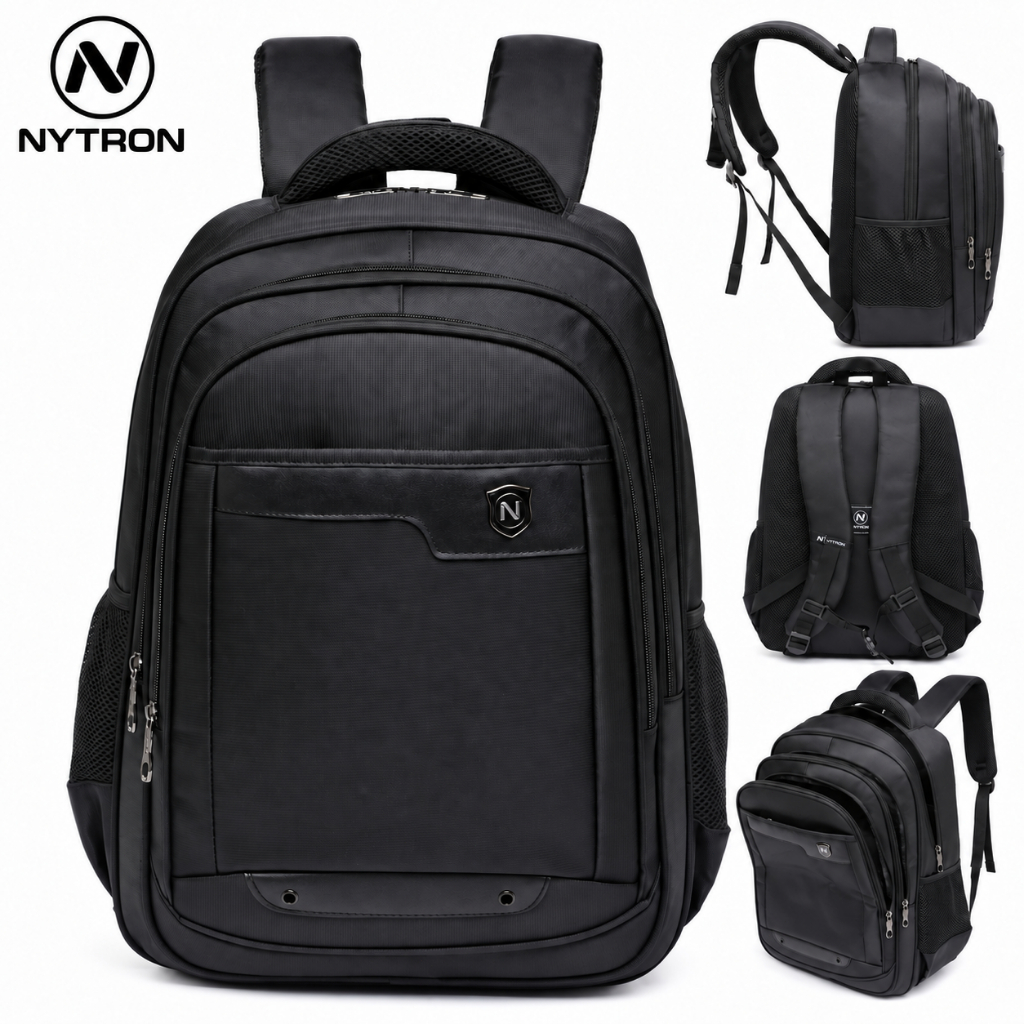 Mochila Executiva Masculina Nytron New York Alça Cabo de Aço 22L