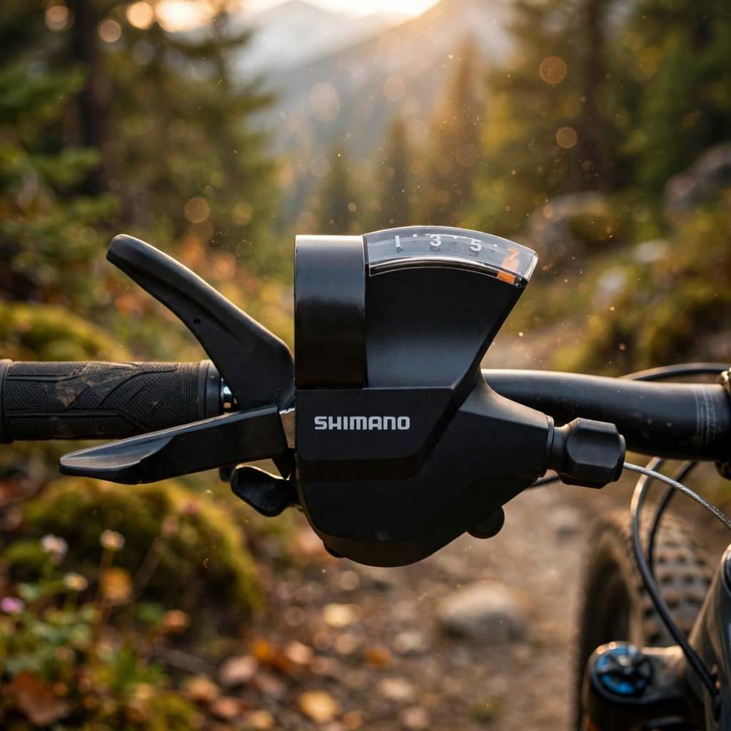 ALAVANCA CÂMBIO SHIMANO ALTUS M315 SL-M315 TRASEIRO DIREITO - 7V · foto 2