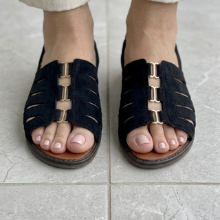 Sandália Rasteirinha Plana Casual Calça Fácil