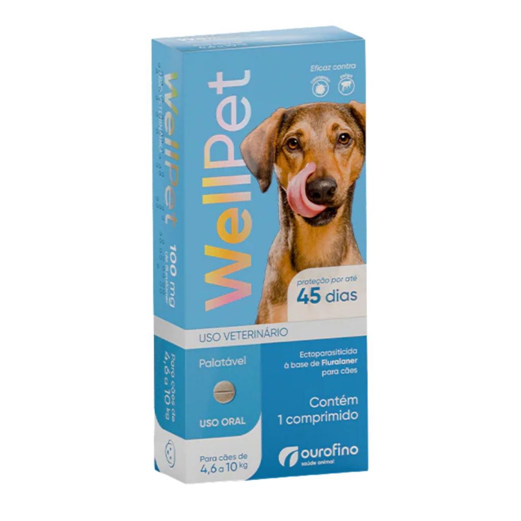 Antipulgas WellPet Antiparasitário Todos Tamanhos para Cães Sabor Atrativo Ourofino — imagem 2 de 2