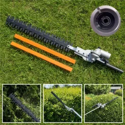 Podador de Cerca Viva Aparador Para Roçadeira Multifuncional 28mm x 9 Estrias Compatível Toyama Vulcan
