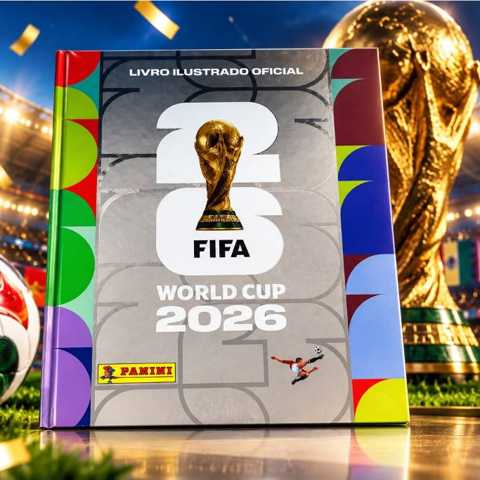 78 Figurinhas Sem Repetição + Álbum Grátis Capa Dura Prata Produto Oficial Panini