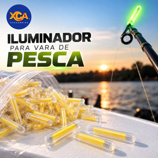 Bastão Luminoso para Pesca Noturna Luz Química Boia Vara Light Stick 2,2-4,0mm Kit 50/100