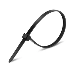 Abraçadeira Nylon 200x4,8mm PC C/100 unidades preta RAJIX