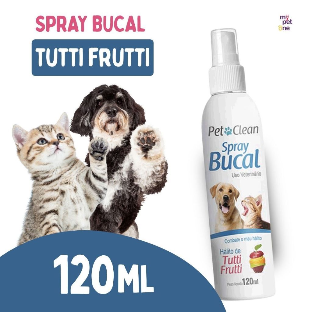 Spray Bucal Tutti-Frutti Pet Clean - 120mL