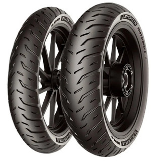 Par Pneu Michelin Biz Pop 60/100-17 +80/100-14 Pilot Street