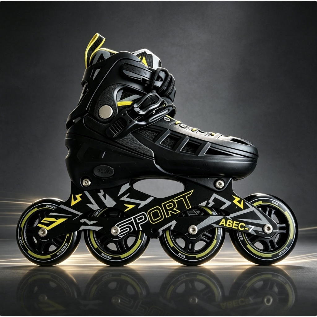 Patins Inline Profissional Alta qualidade 32-40 Patins Roller Roda PU
