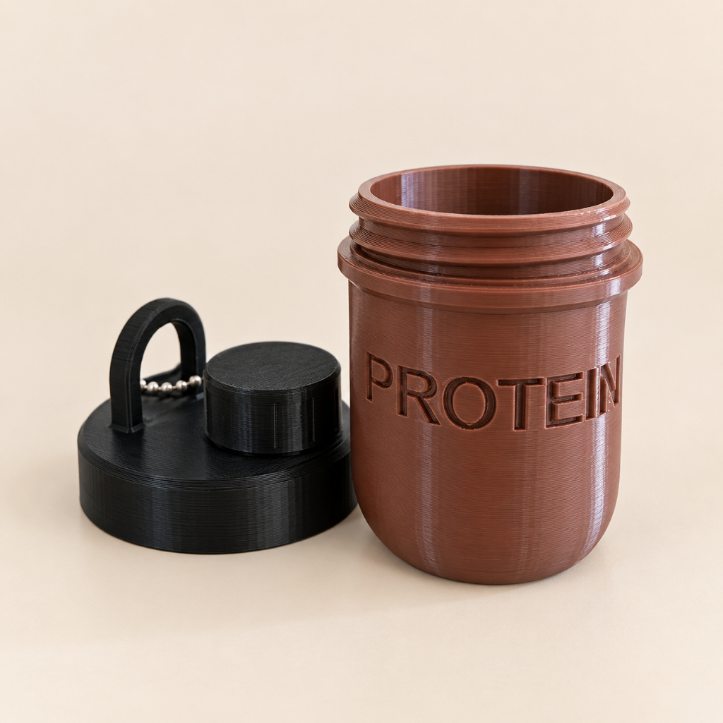 Chaveiro Porta Whey Protein Porta Suplemento Portátil Dose