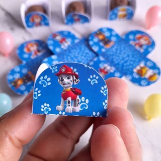 Forminha de Doce Patrulha canina personalizada no tema/ lembrancinha de festa aniversario