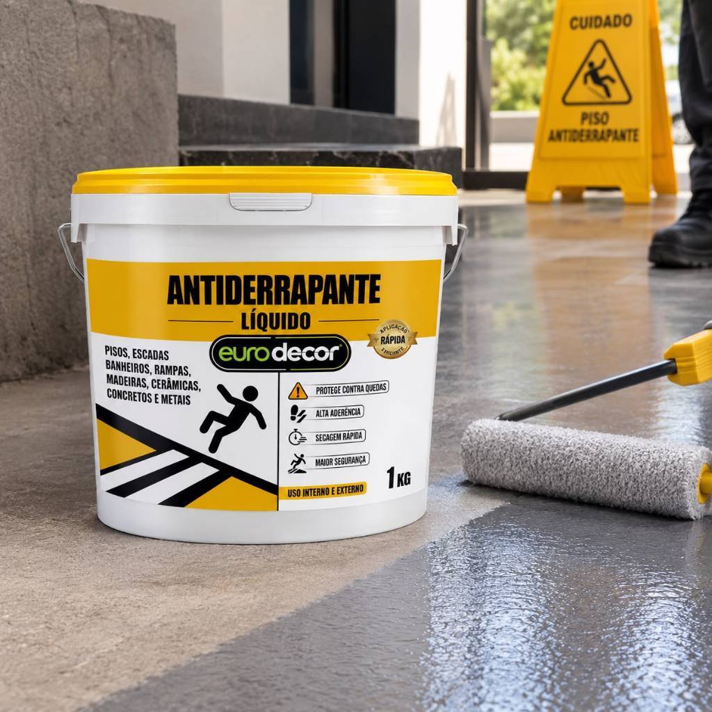 Antiderrapante Incolor 3.6KG Alta Performance para Pisos Escorregadios e Externos 3.6KG OU 1KG