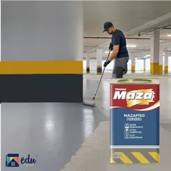 Tinta Acrílica Piso Maza Super Piso Premium 18l Demarcação Diversas Cores