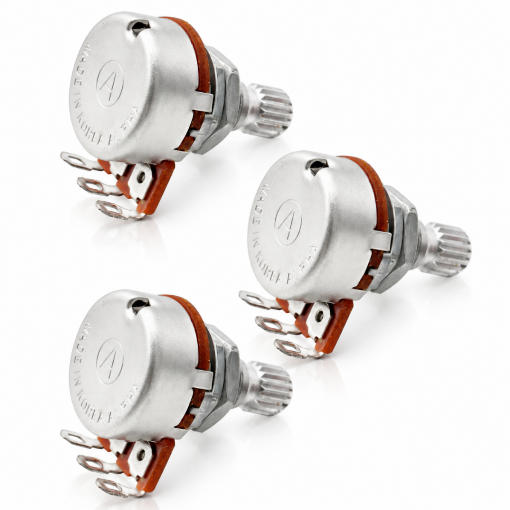 Kit Potenciometros Alpha Para Jazz Bass 2 A250K / 1 B250K