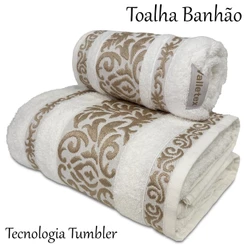 Kit Toalha de Banho e Rosto – Grande Banhão – Macia e Alta Absorção | Golden Valletex – Kit 1 Banhão + 1 Rosto
