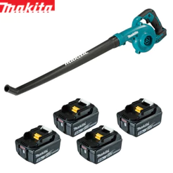 Soprador de Folhas Makita DUB186Z 18V LXT 18000rpm com 4 Baterias 5.0Ah e tubo de jardinagem