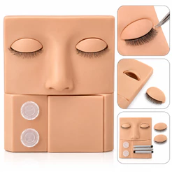 Manequim para Treino de Extensão de Cílios Modelo de Prática para Lash Designer