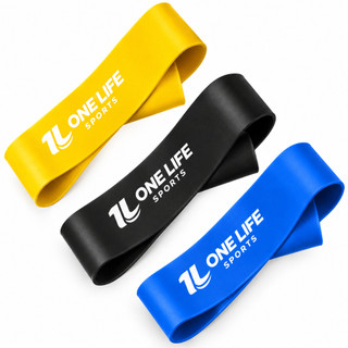 Kit 3 Mini Band Leve Médio Forte Mobilidade Fortalecimento Fisioterapia Performance Resistente