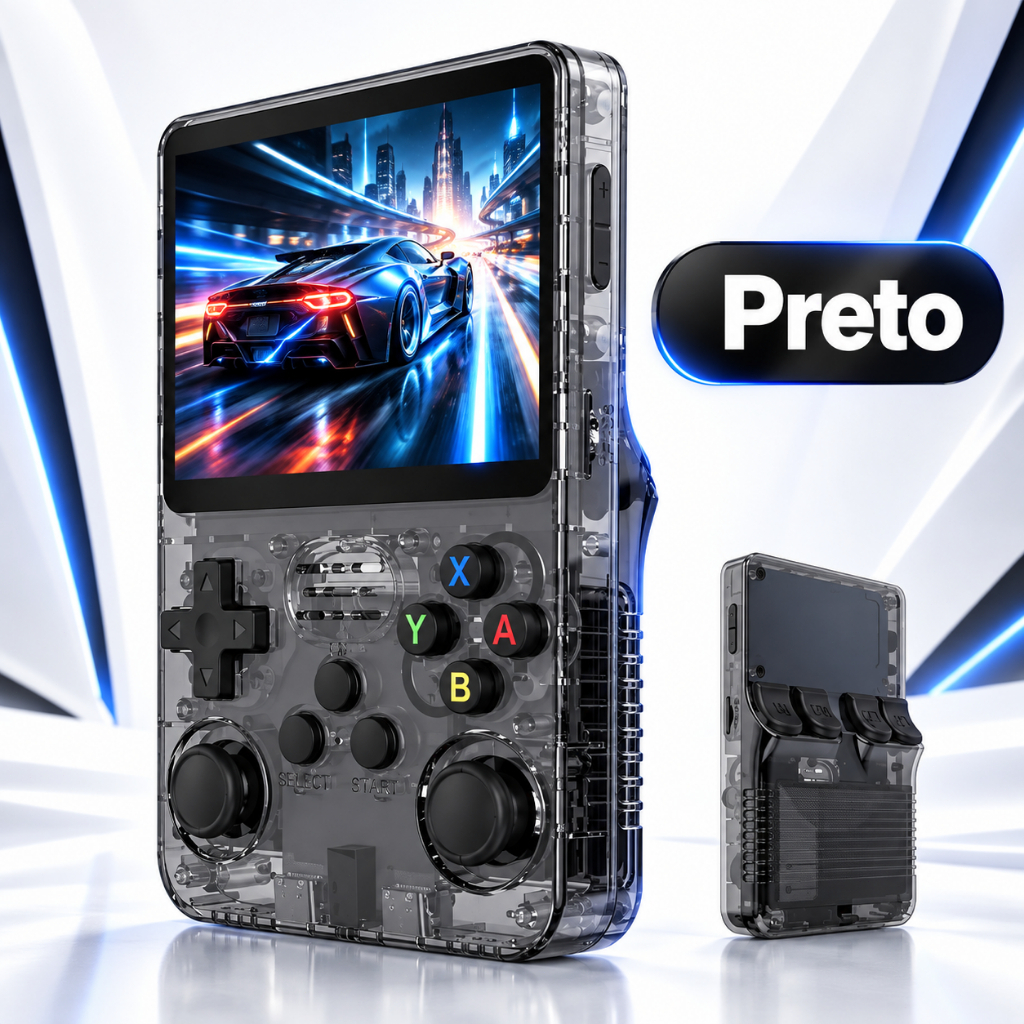 Vídeo Game portátil 10000 jogos retrô tipo P-s.Eony 6.5 Polegadas