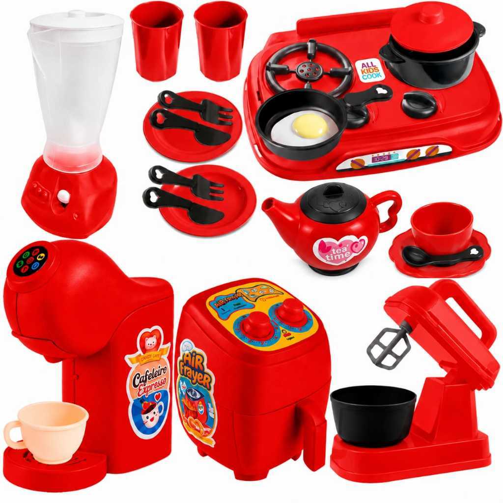 Kit Faz De Conta Infantil Menina e Menino Chef Kids