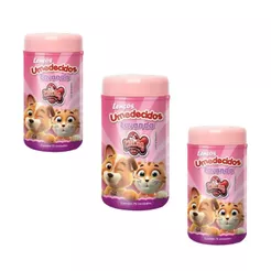 Lenço Umedecido Lavanda Para Cães e Gatos CatDog 1,2,3 ou 4 Unidades