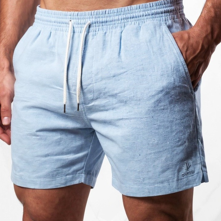 Kit 2 Bermudas Masculinas Linho Elastano Praiana Confortável Verão — Madame Achadinha